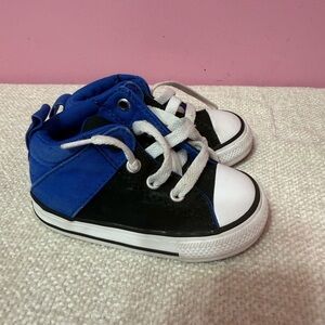 Converse Chuck Taylor All Star Mid Hi Top Sneakers Infant Boys Size 5 Blue/Black